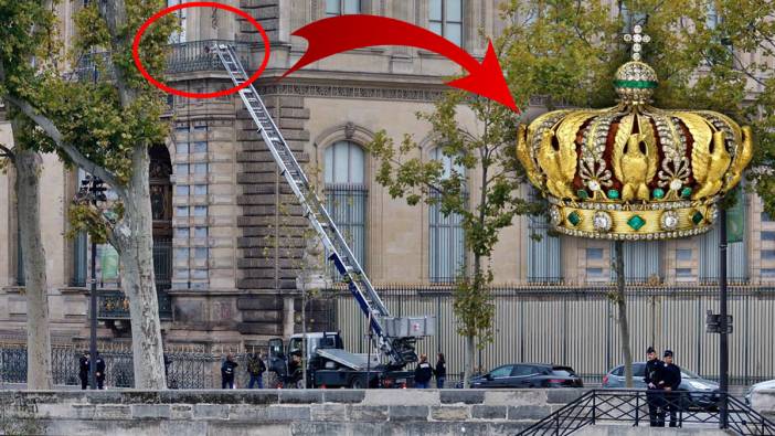 Paris'in en hızlı hırsızları! Louvre Müzesi'ni 7 dakikada soydular