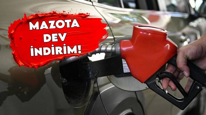 Motorin sahiplerine müjde! Mazota dev indirim geldi: İşte 22 Ekim akaryakıt fiyatları