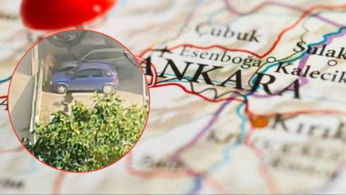 Ankara Mamak'ta korku dolu anlar! Otoparktaki araç alev topuna döndü: Patlama riski paniğe neden oldu