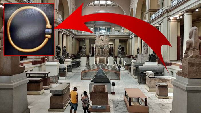 Tarih katledildi! Firavunun altın bileziği eritilip takı oldu