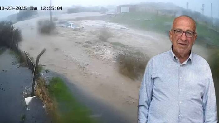 İzmir'de sel felaketinin ardından son anları ortaya çıktı! Güvenlik kamerasına saniye saniye yansıdı