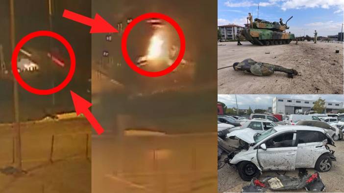 Kavşaktaki heykelleri adeta biçti geçti! Kaza anı saniye saniye kameraya yansıdı