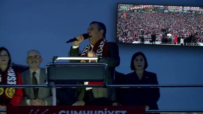 Özgür Özel'den Eskişehir mitinginde 'nadir elementler' mesajı : "Erdoğan, Trump ne isterse veriyor!"