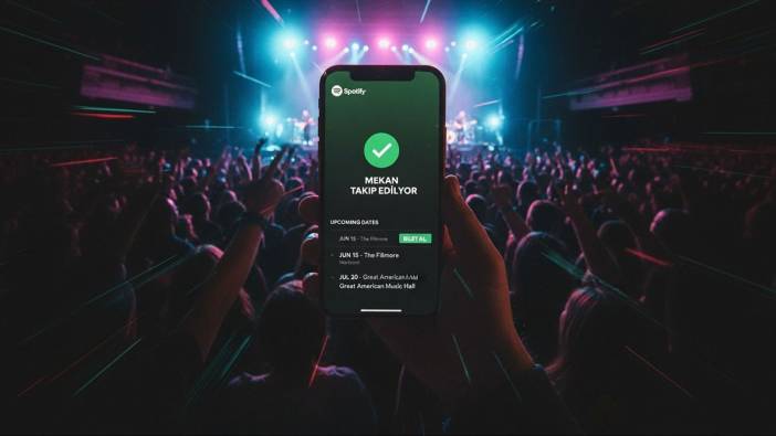 Spotify ile konser mekanlarının takvimleri artık cebinde, biletler tek tıkla sende!