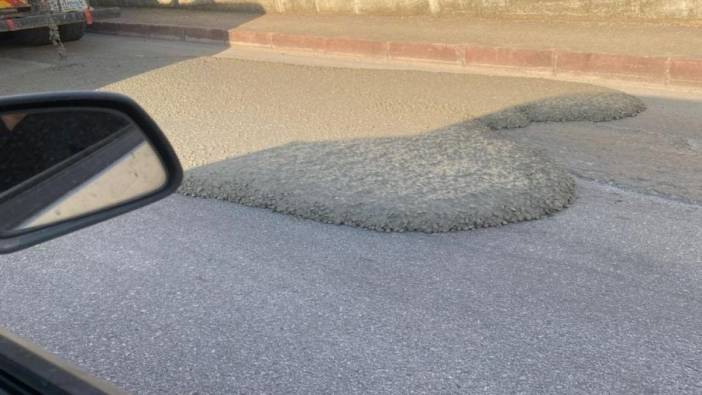 Şaşkınlık yaratan görüntü! Beton mikseri ana yola tonlarca beton döktü: O anlar saniye saniye kameralara yansıdı