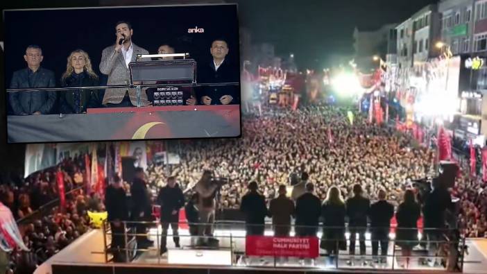 20 şehit için dua: CHP mitinginde eller semaya kalktı