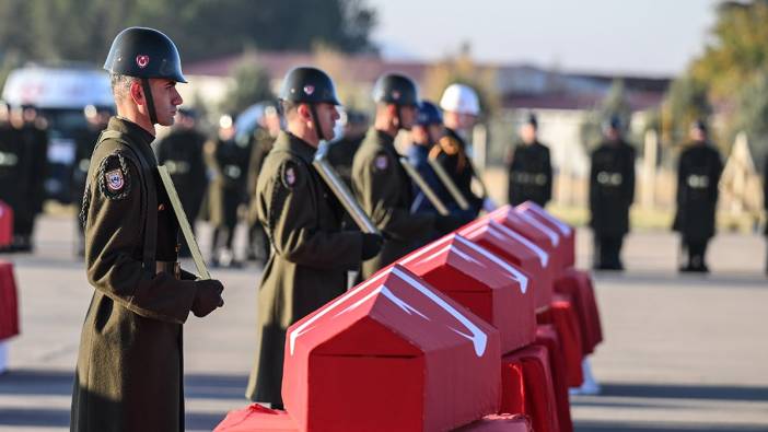 Şehitlere ilk tören Mürted'de: Defnedilmek üzere memleketlerine uğurlandılar