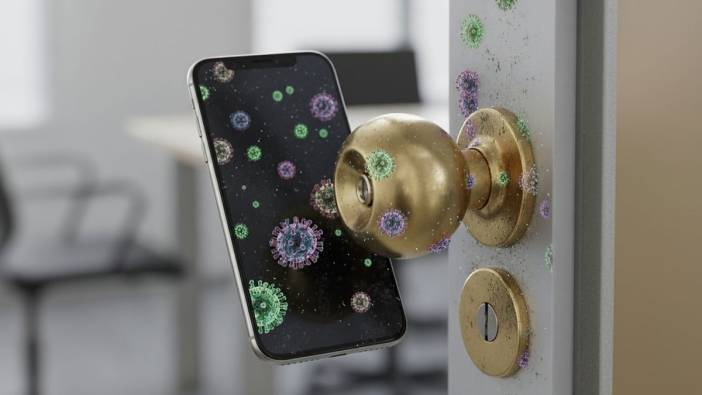 Virüslerin en sevdiği ortamlar: Cep telefonları ve kapı kolları!