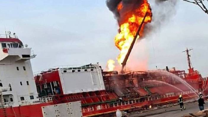 Ukrayna’da Türk gemisine saldırı: Mürettebat tahliye edildi