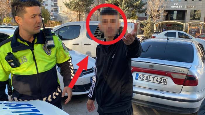 Jandarmadan kaçan genç sürücü bakın nasıl yakalandı! Bir de üstüne gazetecilere küfretti