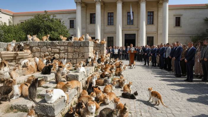 Kediler Güney Kıbrıs'ı ele geçirdi: İnsanlardan daha kalabalık oldular!