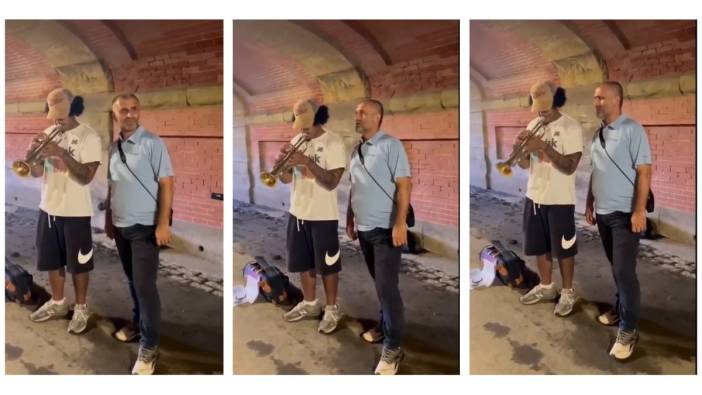 New York sokaklarında beklenmedik uyumu: İmam ve sokak sanatçısından ilahi düeti