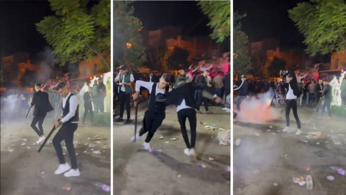 Eğlence anlayışı pes dedirtti: İki maganda elinde tüfekle ateş açarak dans etti: Davetlilerin hayatı hiçe sayıldı