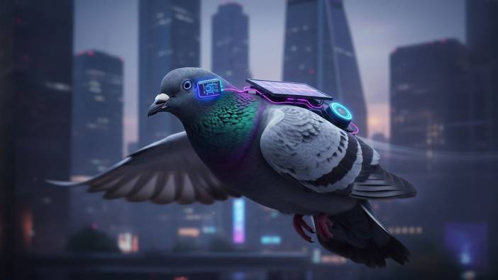 Casuslukta son nokta: Robot güvercinler görev bekliyor!