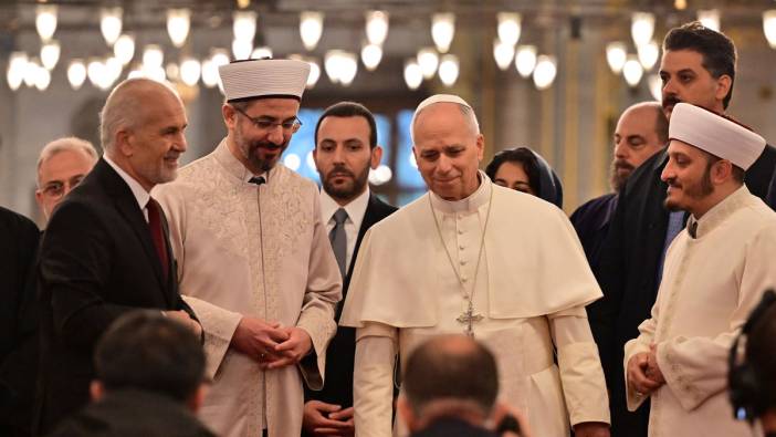 Papa 14. Leo'dan Sultanahmet Camii'ne ziyaret