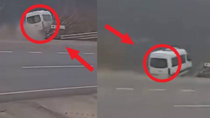 Tarım işçilerini taşıyan minibüs şarampole yuvarlandı! O kazaya ait görüntüler ortaya çıktı