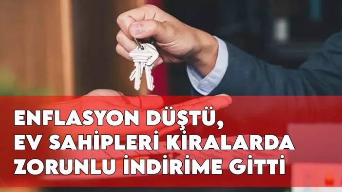 Türkiye'de hayal bile edilemiyor! Enflasyon düştü, ev sahipleri kiralarda zorunlu indirime gitti