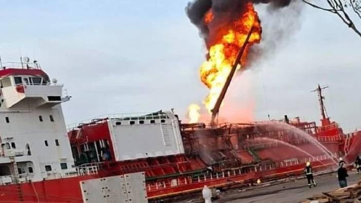 Rusya'dan Türk gemisine füze: Vurulma anı saniye saniye kamerada