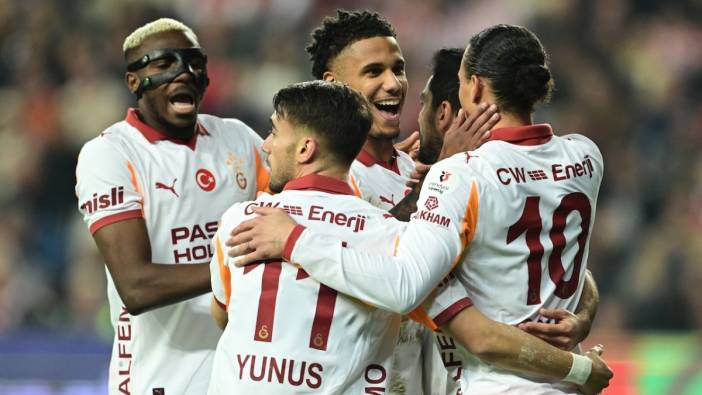Aslan Antalya'da kükredi: Galatasaray, Antalyaspor deplasmanında 4-1 kazandı