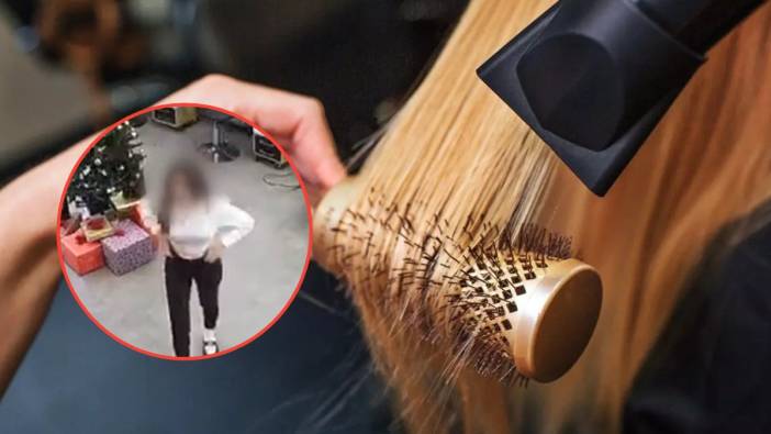 3 bin liralık işlem yaptırdı, "Kartım arabada" dedi, kaçtı: Kuaförden ödeme yapmadan kaçan kadın kamerada