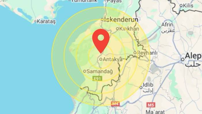 Hatay'da korkutan deprem