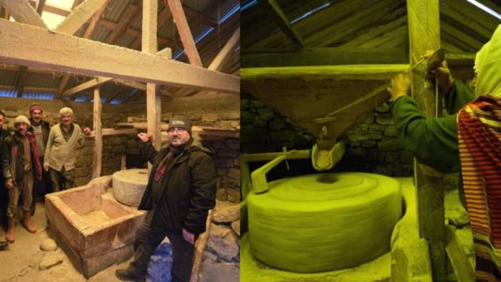 Giresun’da asırlık çarklar gurbet için dönüyor! Tarihi değirmenler yeniden hayat buldu