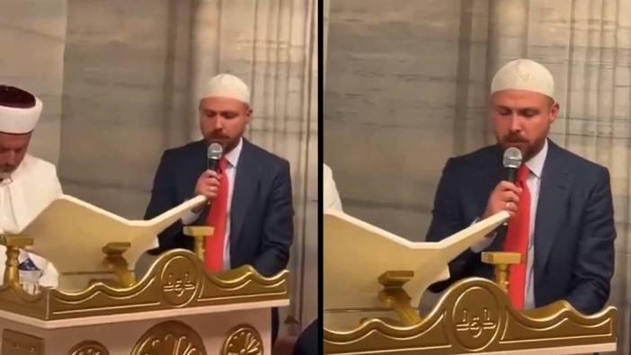 Şehzadebaşı Camii'nde anlamlı program: Bilal Erdoğan’dan Kur'an-ı Kerim tilaveti