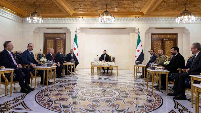 Bakan Fidan, Bakan Güler ve MİT Başkanı Kalın, Şam'da: Gündemde 10 Mart Mutabakatı var