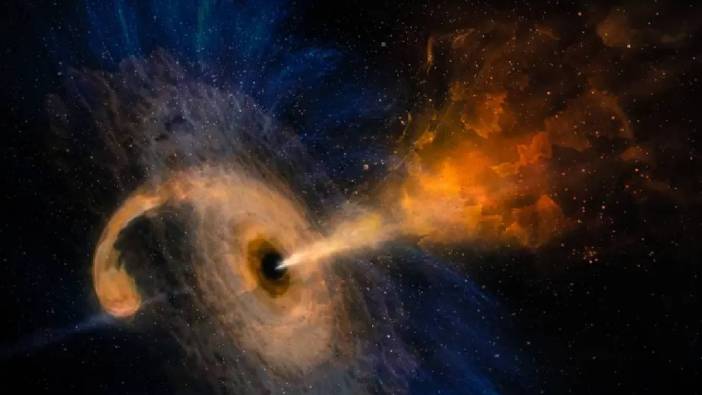 Kara deliklerin maddeyi yutma ve püskürtme süreci ilk kez netleşti