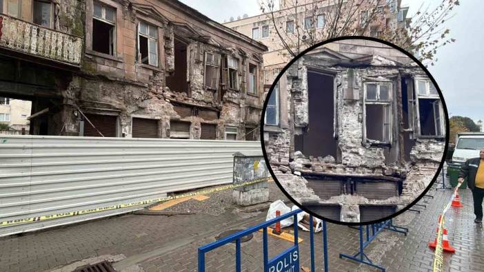 Sağanak yağış tarihe darbe vurdu! Simgesel yapıda kısmi çökme meydana geldi