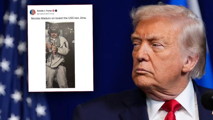 Trump, Maduro'nun fotoğrafını paylaştı
