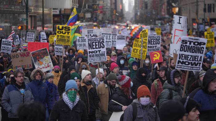 New York’ta 'Maduro' protestosu: Bu bir savaş eylemi
