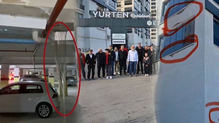 Müteahhidin ayıbını site sakinlerine ödetiyorlar: 30 milyon TL'lik fatura!