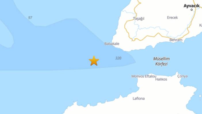 Çanakkale'de korkutan deprem | Son depremler