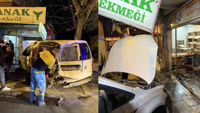 İstanbul'da kamyon dehşeti! Hafif ticari araç fırına daldı: O anlar kamerada