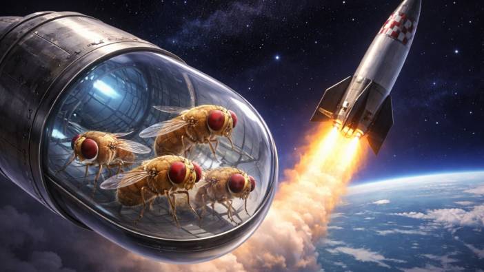 Uzay yarışının unutulan öncüleri! Çok az kişi biliyor: Galaksiye adım atan ilk canlılar meyve sinekleri!