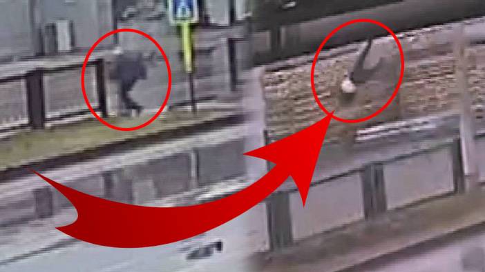 Yaya geçidi olduğu halde frene bile basmadı! Yaşlı adamı metrelerce havaya savurdu