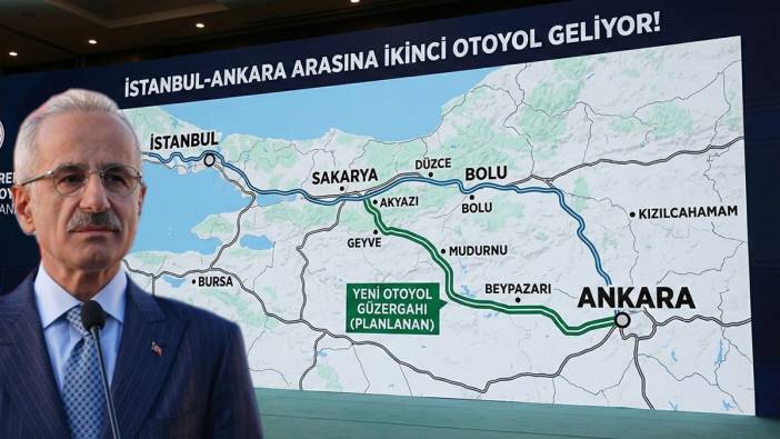 Haritayı açtı ve yeni güzergahı gösterdi: İstanbul-Ankara arasına ikinci otoyol geliyor!