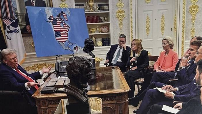 Trump, Grönland ve Kanada’yı ABD parçası gibi gösterdi