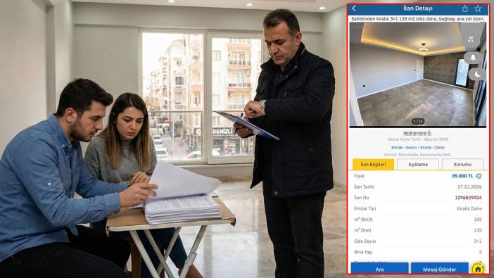 Kiralık daire değil, sanki yarı açık cezaevi ilanı!