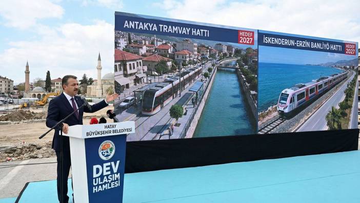Hatay kent merkezine tramvay, İskenderun'a banliyö tren müjdesi!