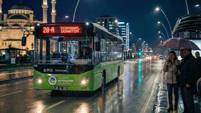 Sakarya'ya hayırlı olsun: Gece hatları seferlere başladı!
