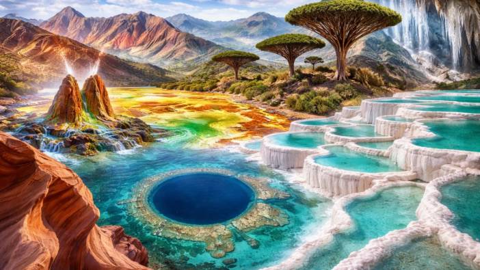 Başka bir gezegende gibi hissedeceksiniz! Dünyada olduğuna inanması güç 10 doğa harikası: Biri Türkiye'de