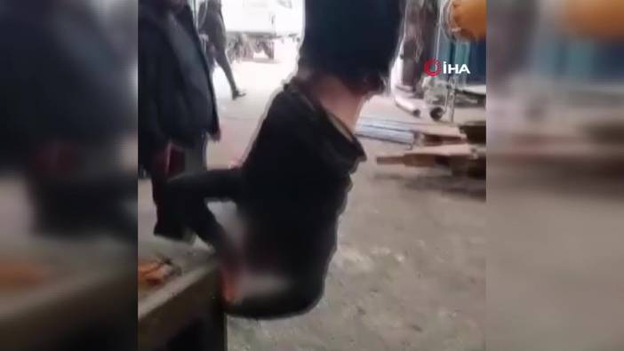 Ankara’da engelli gence işkence! Ayaklarını bağlayıp vince astılar