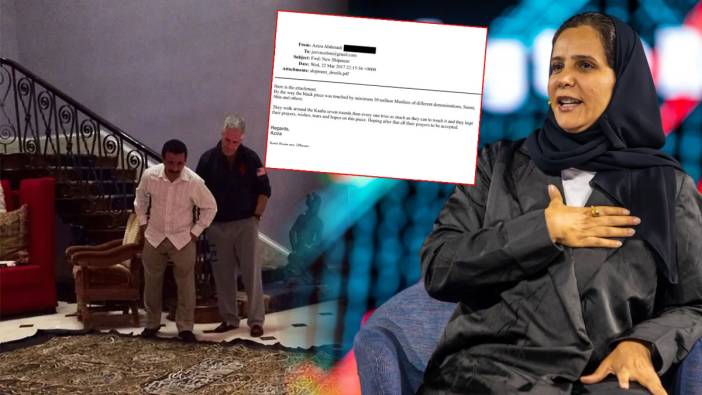 Epstein belgelerinde yeni skandal: Kabe örtüsü parçaları ayaklar altına serildi