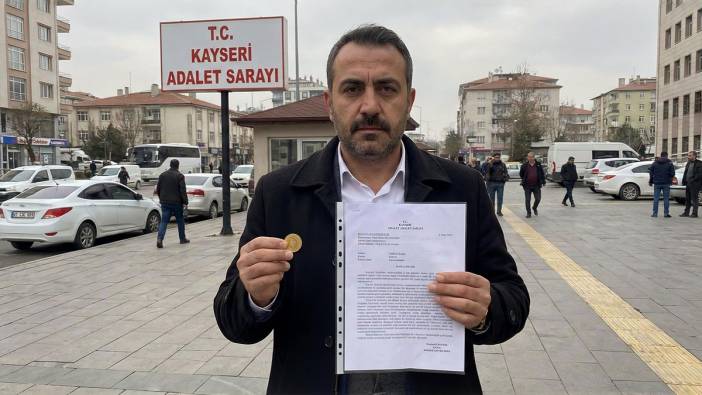 Çeyrek altın takmadığı için akrabasına açtığı davayı kazandı