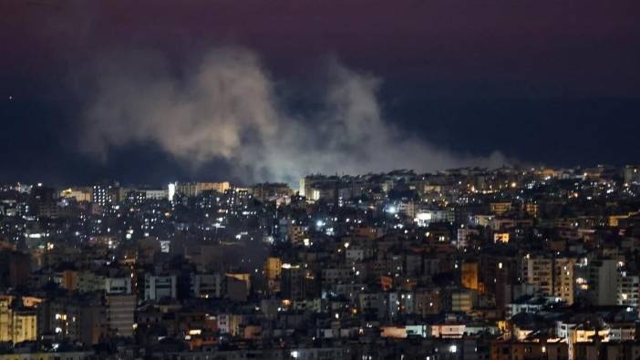 İsrail ordusu Beyrut'un Dahiye bölgesini bombaladı