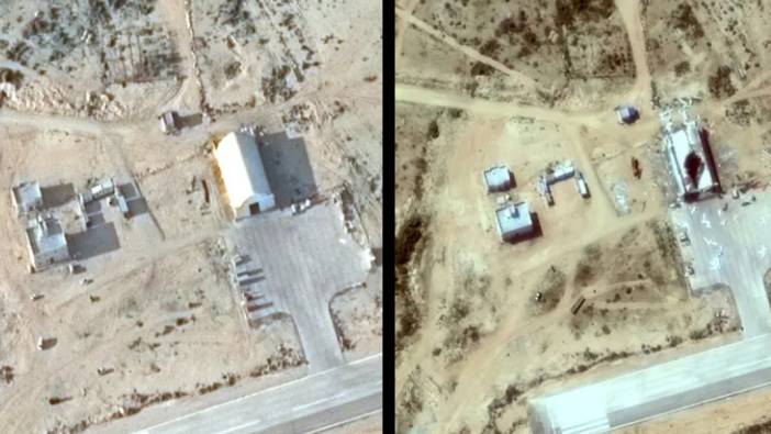 ABD ve İsrail bombardımanı altındaki İran uydu görüntülerinde: Yer altı tesisleri ve üslerde ağır hasar