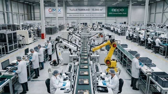 İstanbul'daki dev fabrikada her 14 saniyede bir akıllı telefon üretiliyor