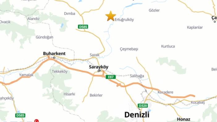 Denizli'de büyük deprem